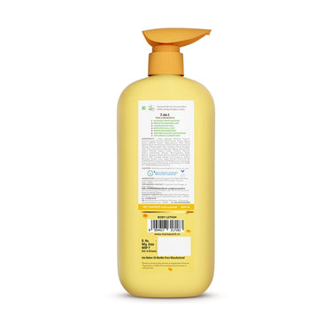 Mamaearth Ubtan Moisturizing Body Lotion with Turmeric & Saffron for Glowing Skin | 48H Moisturization | Nourishes Dry Skin | 7 in1 Total Care | 100% Natural Butter | Non-Greasy Smooth Skin | 400 ml